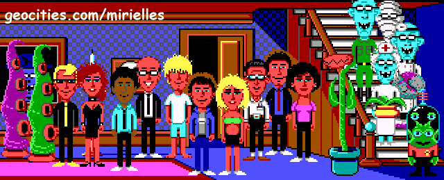 Todos los personajes de Maniac Mansion