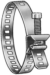 wide range hose/pipe clamp