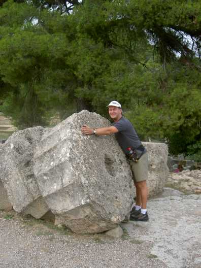 Michael mit S�ulenbruchst�ck