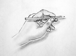 Zeichnungen der eigenen Hand
