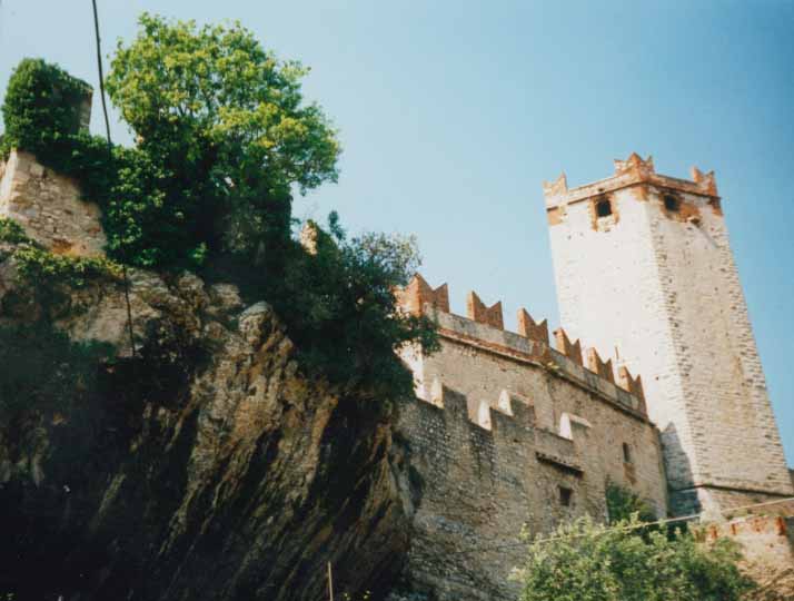 die Festung von Malcesine