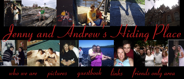 Jenny and Andrew's Hiding Place