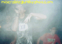 Adam throwing baby powder on Jordan!