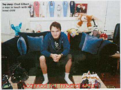 Chad and his Tim Burton nick-naks