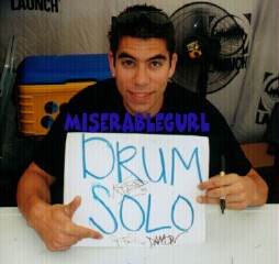 did u hear a drum solo?