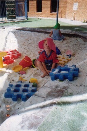 James Playing at Pre-School