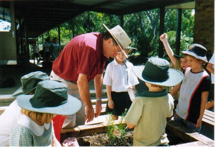 Emma in the Forground... with the Principal ( Colin Tarbox )