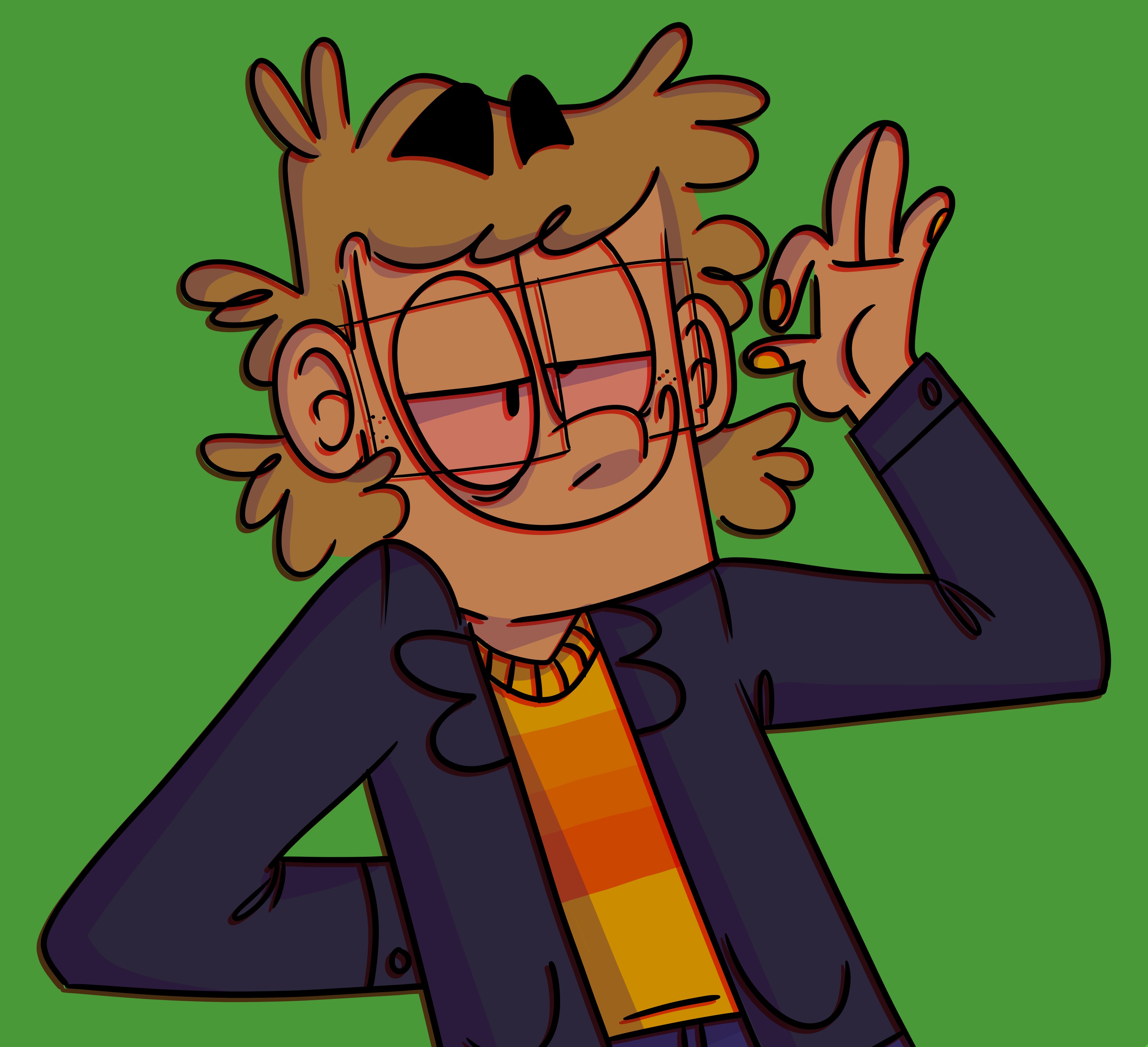 steven doing the okay symbol