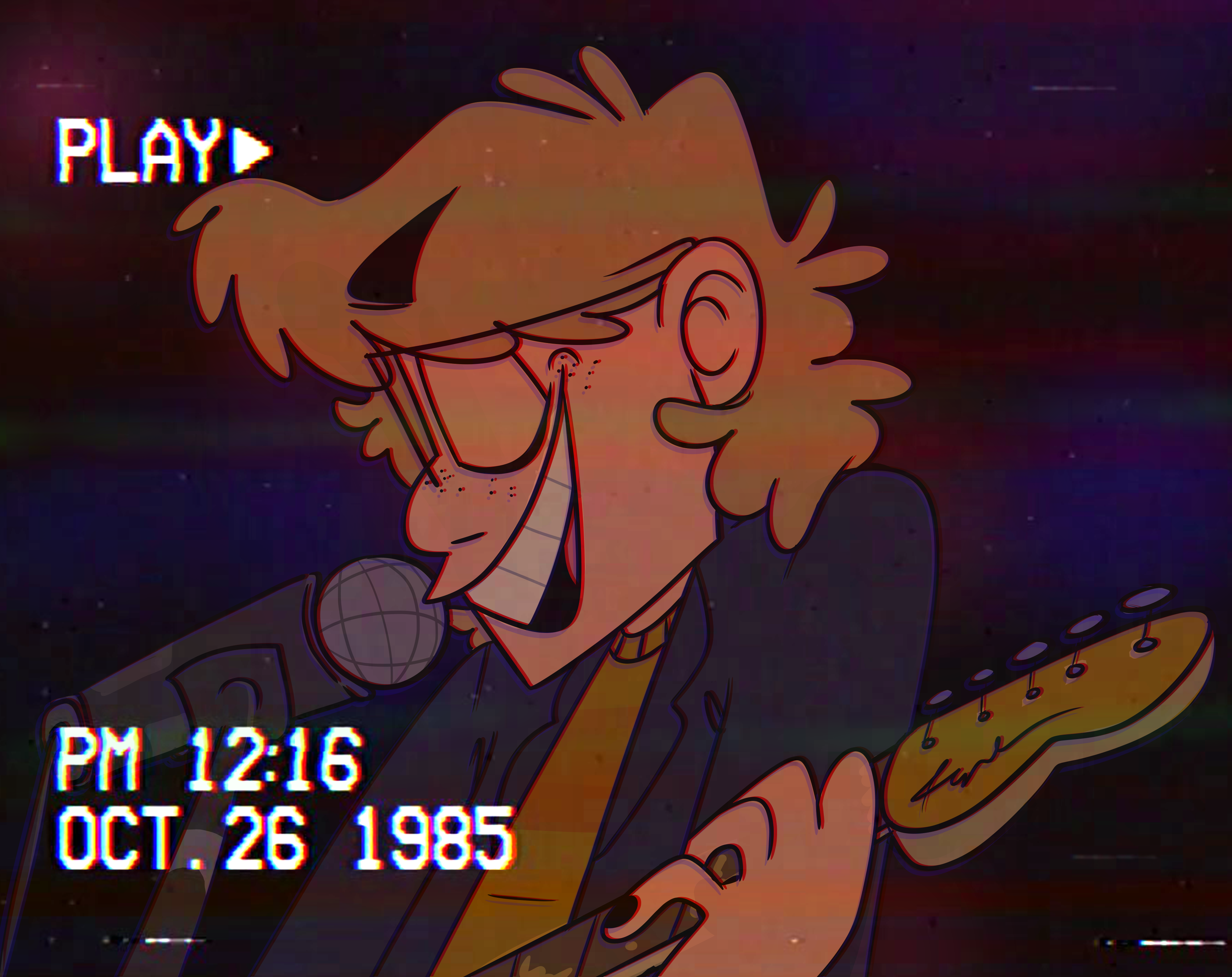 steven singing and playing guitar