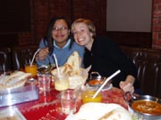 LeeAnne & Gina (The Gaijin Side Of The Table) At My Birthday Dinner - See The Yummy Curry In Front Of Them?  Mmmm, Yummy