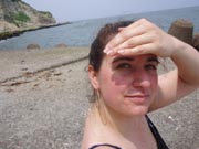Me At The Cliffs, Did I Mention Lately I've Gained Like 15 Pounds, You Can Totally See It In My Face...ICK