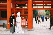Chris & Yasuko At The Shrine