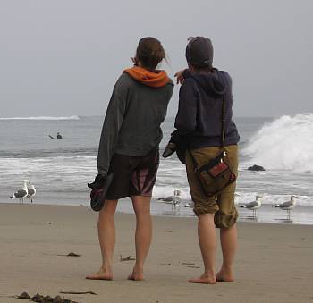 Cousins at the beach