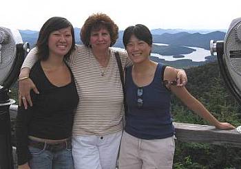 Mom, sis, and I