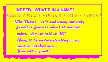 Indeed-what's in a name?
