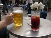 sangria y bierra