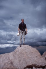 On the summit of Longs Peak