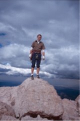 Tom on Longs Peak