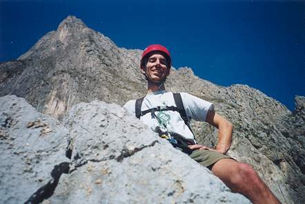 Mark on the summit of the Spires