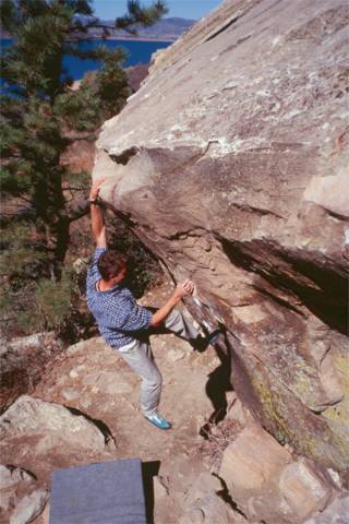 Posing hard on the Pinch Overhang
