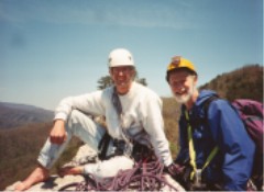 with Phil at Seneca Rocks