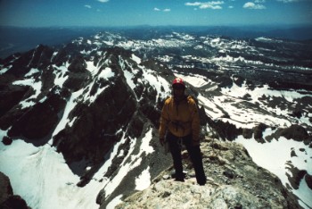 Tom on the hike down
