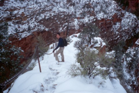 Mark on Angel's Landing