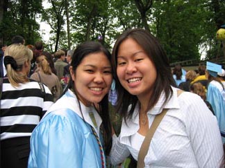 Katherine and I. Good times at International Night =P