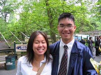 me and fluffy! wow. haha you are so fun to talk to. ddr master *gag* haha you're so mean to me! hitting girls! tsk tsk tsk georgetown, what were you thinking? TRAITOR