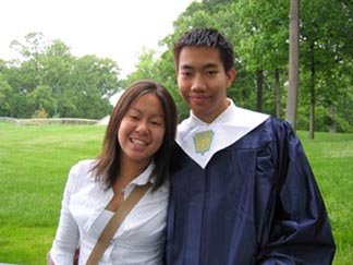 me and renardi. you are such a sweet guy! chemistry was so much fun. tennis super star! never give up, i'm always here for you