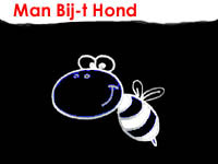 man bij thond
