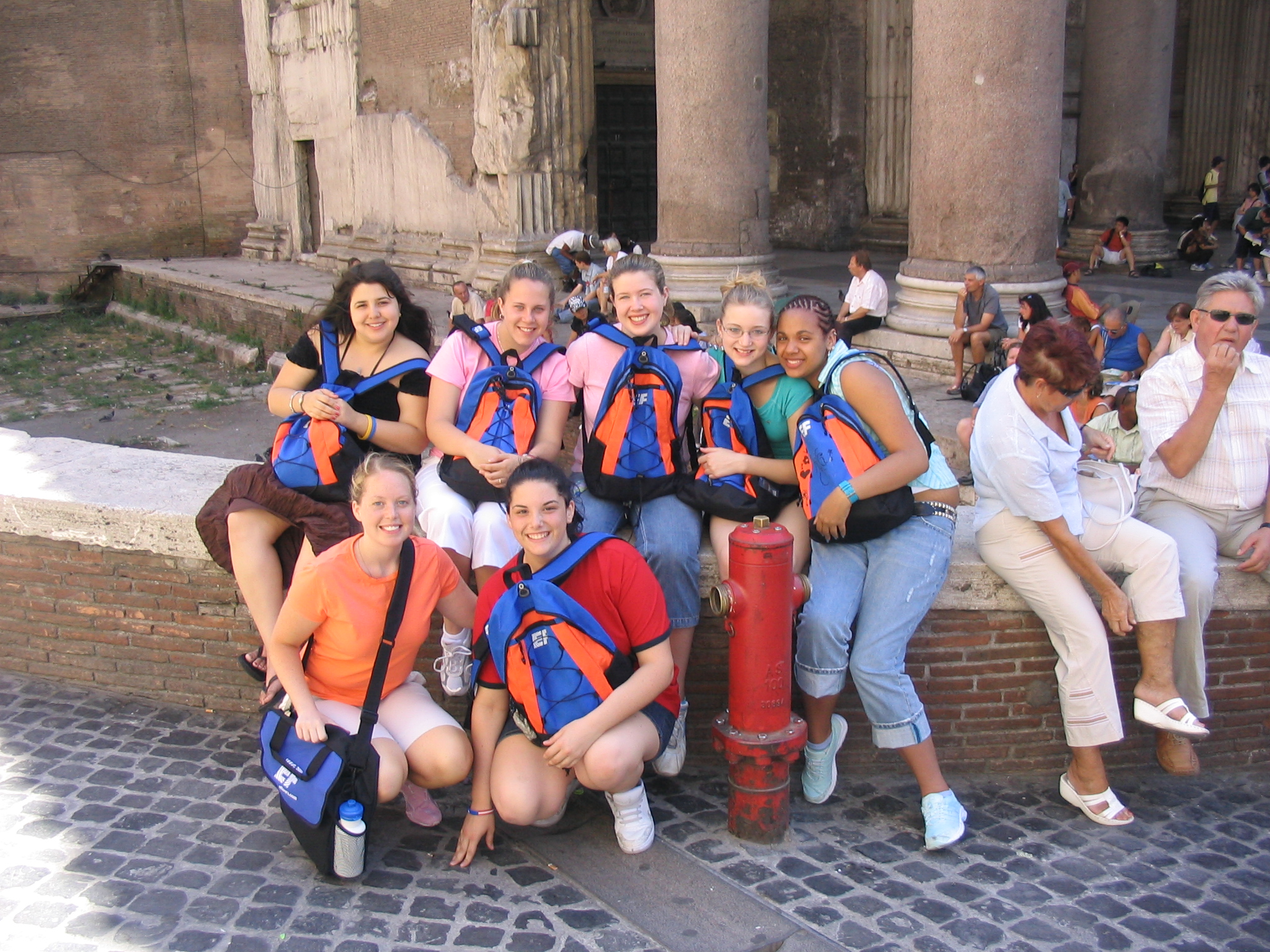 Outside the Pantheon