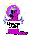 Hubert the 500ft high invisible, purple beaver god.