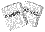 Look again - it's THOU SHALT!