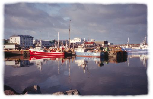 The harbor at Keflavik, Iceland