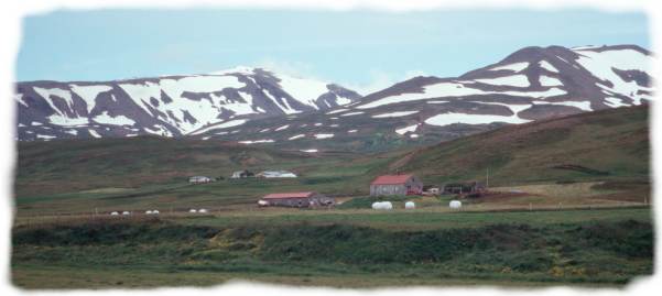 A farm in the moutains west of Olafsfjorur