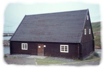 Den gammel pakhus, bygget av Royal Danish Trading Co. 18th century
