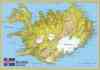 map of Iceland.