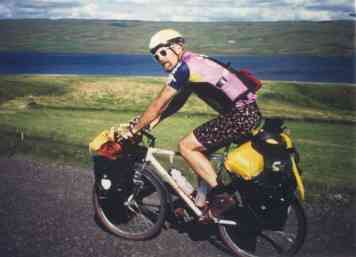 Me, riding along hrutefjord