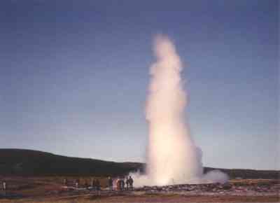 the geysir Strokkur