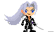 Sephiroth with flowing hair