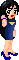 Tifa blue dress
