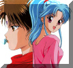 Botan with Koenma behind her