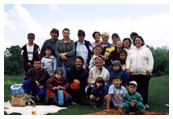 Hope for the Future children on a picnic