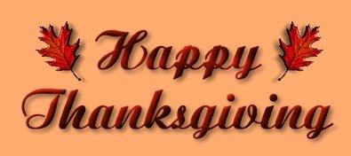 Happy Thanksgiving