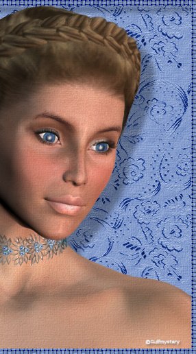 This Is how I vsion me, blues eyes & favorite color with litttle class ?