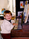 Click to see a picture of Caleb (my other brother) "playing" the piano.