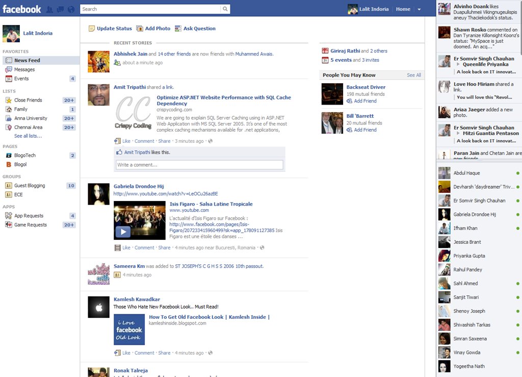 Social Networking Sites Html Facebook