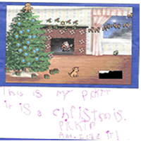 This is my picture. It is a Christmas picture, and I like it.