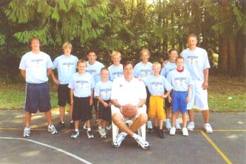 Chris Dudley Basketball Camp team